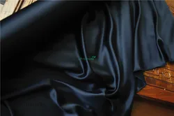 11.11 100% Silk anti-ultraviolet Silk segmented black dress fabrics dress cool and cold