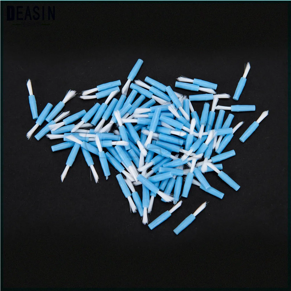 

100pcs Dental Disposable Micro Applicator Brush Bendable Regular small brush applicator stick teeth whitening