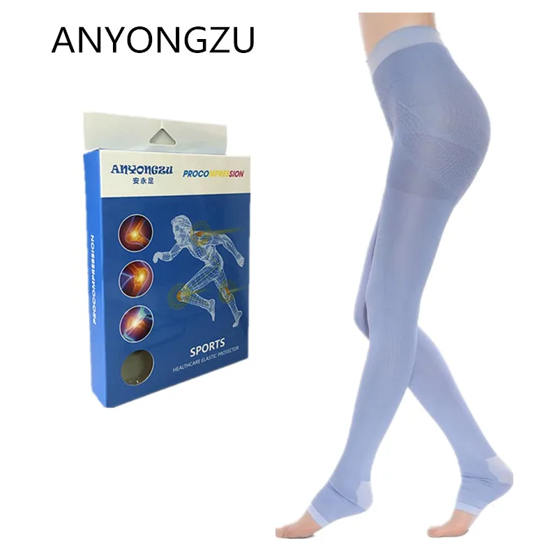 ANYONGZU 420D Long Professional Multifunction Night Sleeping Pantyhose Shaping Leg Promote Blood Circulation Medical Stocking