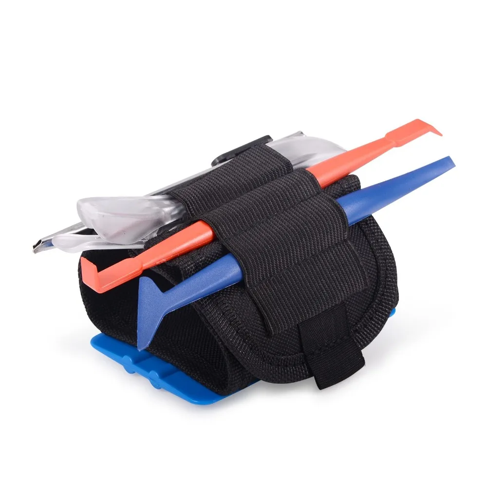 FOSHIO Oxford Magnetic Wrist Tool Bag for Car Wrap Accessories Polyester Wristband Window Stickers Squeegee Knife Tools Holder