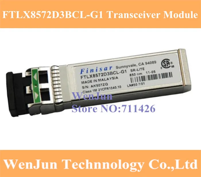 

FTLX8572D3BCL-G1 850nm 300M 10.3Gb SFP Transceiver Module support hot swap