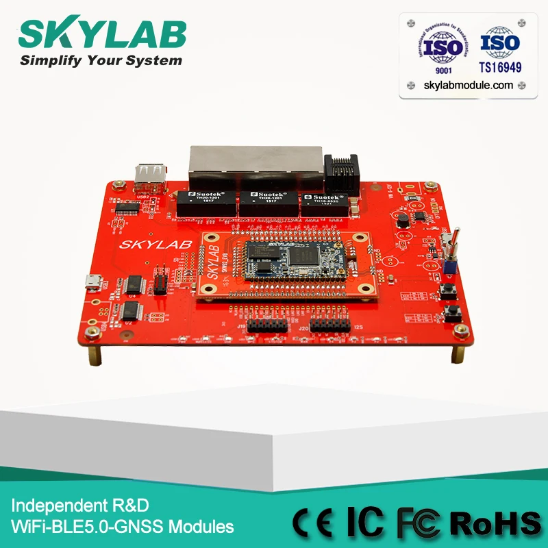 

SKYLAB SKW92A/SKW92B MT7688 MT7628N 300Mbps Data Rate 3.3V AP/Router WiFi Module SDK/EVB Board dev kits DK