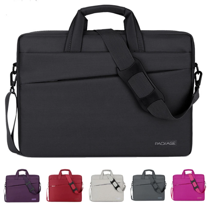 New 12 13 13.3 14 15 15.6 17 17.3 Inch Waterproof Computer Laptop Notebook Tablet Bag Bags Case Messenger Shoulder for Men Women