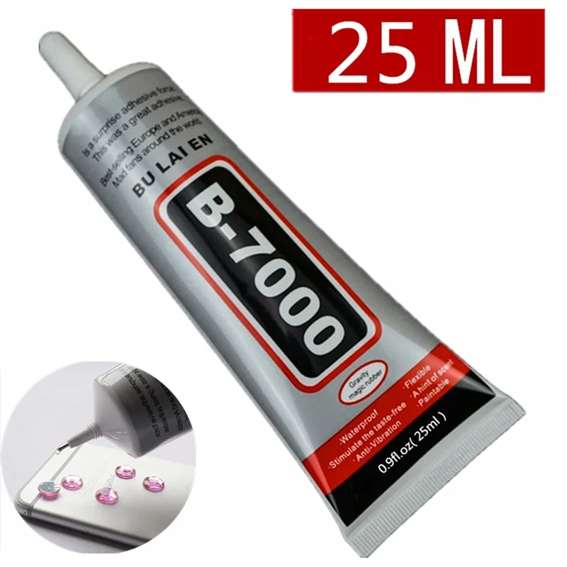 Bulaien B-7000 25ml Super Liquid Glue Multipurpose Adhesive DIY Jewelry Rhinestone Crafts Repair Screen Glass B7000 Nail Gel Pen