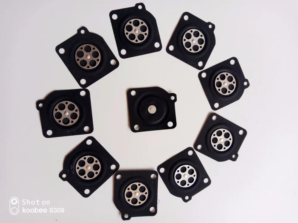 

10pcs/lot For ZAMA 180 Metering Diaphragm Gasket Parts For Chainsaw MS210 MS230 MS250 Chainsaw Carburetor Repair Kit