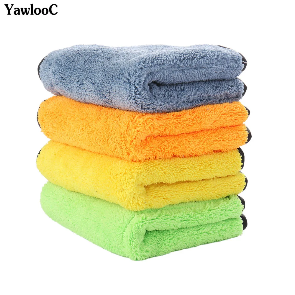 

45*38CM Car Wash Microfiber Towel Car Cleaning Drying Cloth Hemming Car Care Cloth Detailing Car Wash Towel