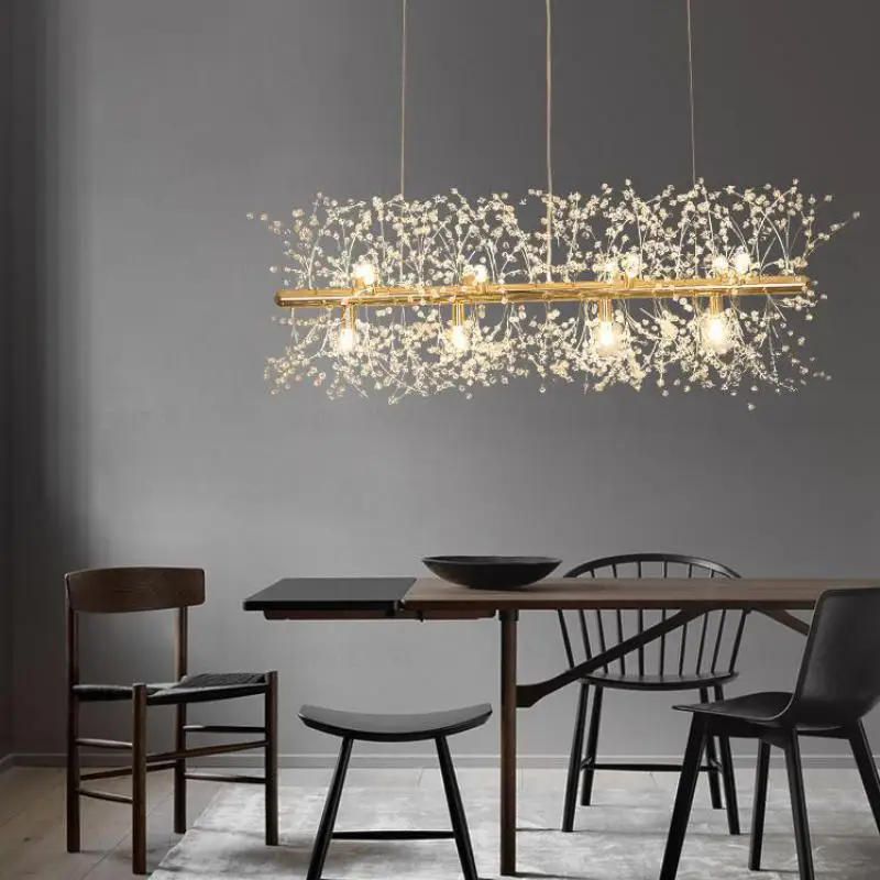 Nordic style lighting restaurant lamp dandelion chandelier modern creativePendant Lights decoration lamps Light Fixtures