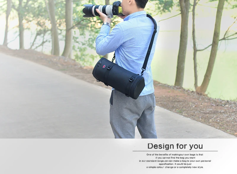 プロ大望遠レンズ厚い入りバッグケースポーチプロテクター