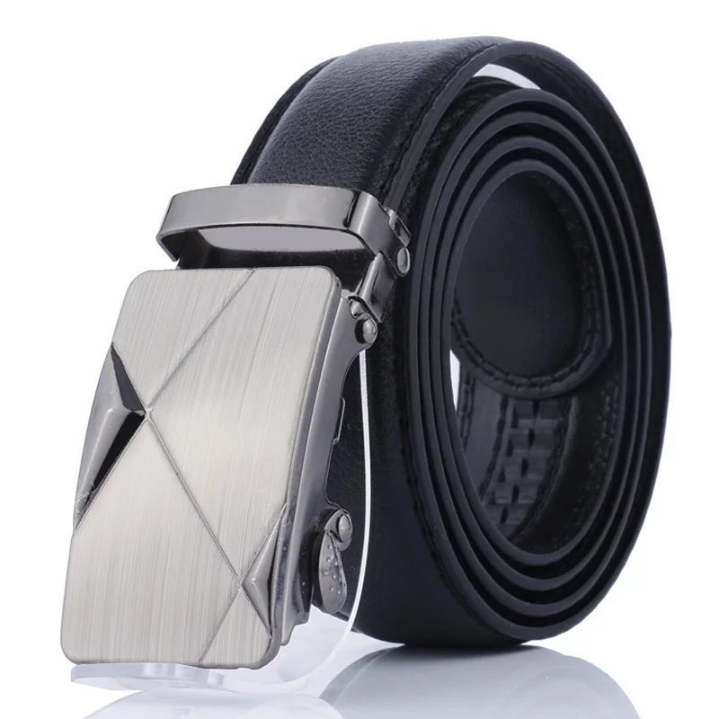 1pcs/Lot Casual Mens Leather Belts Automatic Belt Buckle Dress Waist Belt Strap Waistbelt Dropshipping Wholesale PD-004