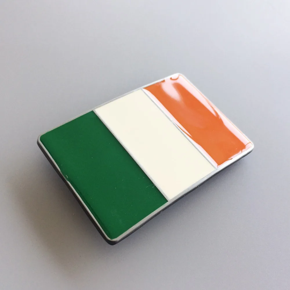 New Vintage Irish Flag Rectangle Belt Buckle Gurtelschnalle Boucle de ceinture BUCKLE-FG026