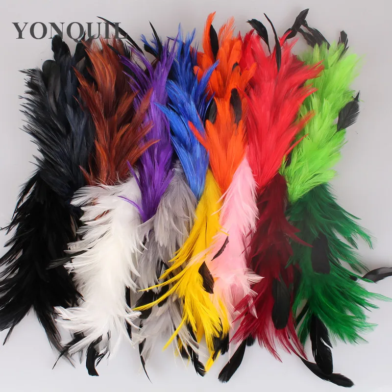 

16 Color Available Bridal Hair Accessories Great Fascinators Hats Feather Flower DIY 12 Pieces/Lot