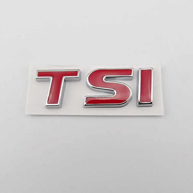 Polo Car adesivo Lettering TSI Emblem Golf MK6 decalcomania posteriore tronco Logo