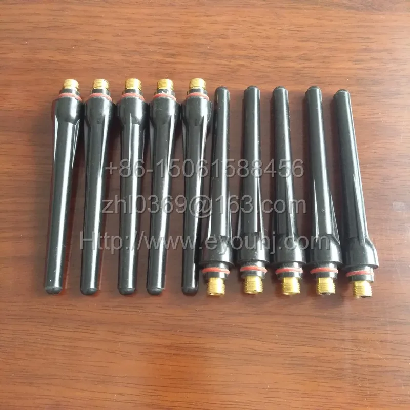 3ชิ้น(57Y02 + 57Y03 + 57Y04)ยาว/กลาง/สั้นกลับหมวกสำหรับเชื่อมTIG WP17 W26 WP18ไฟฉายหัวหน้า[FASTจัดส่ง]