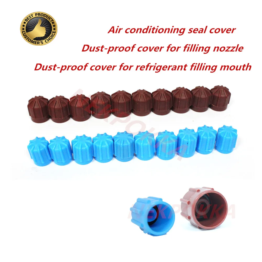 Free shipping,Dust-proof cover for refrigerant filling mouth,High and Low Pressure Seal Cover for Air Conditioning