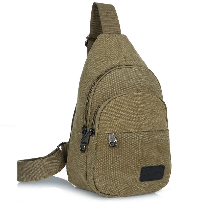 

Рюкзак Холщовый для мужчин и женщин, маленький многофункциональный дорожный ранец, нагрудная сумка на плечо, PT1136