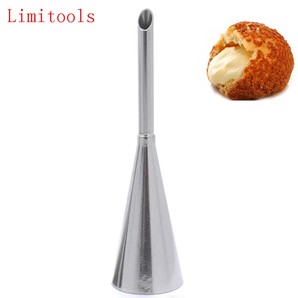 1PC 2 Sizes Cup Cake Cream Puffing Icing Piping Nozzle Tips Sugarcraft Fondant Pastry Moulds Baking Tools