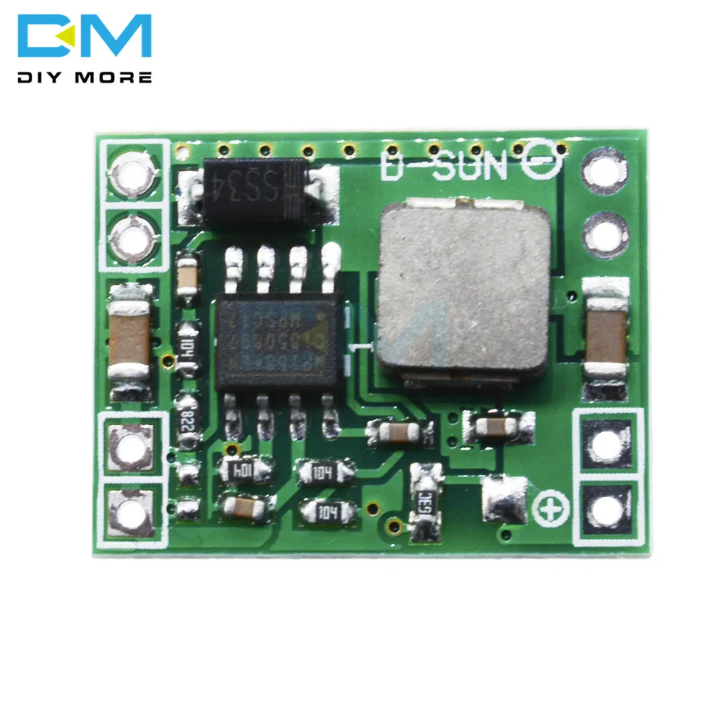 DC 7-28V to 5V Ultra Mini Step Down Power Supply Module DC-DC Buck Converter Input 7V~28V Output 5V Max 3A Replace LM2596 96%