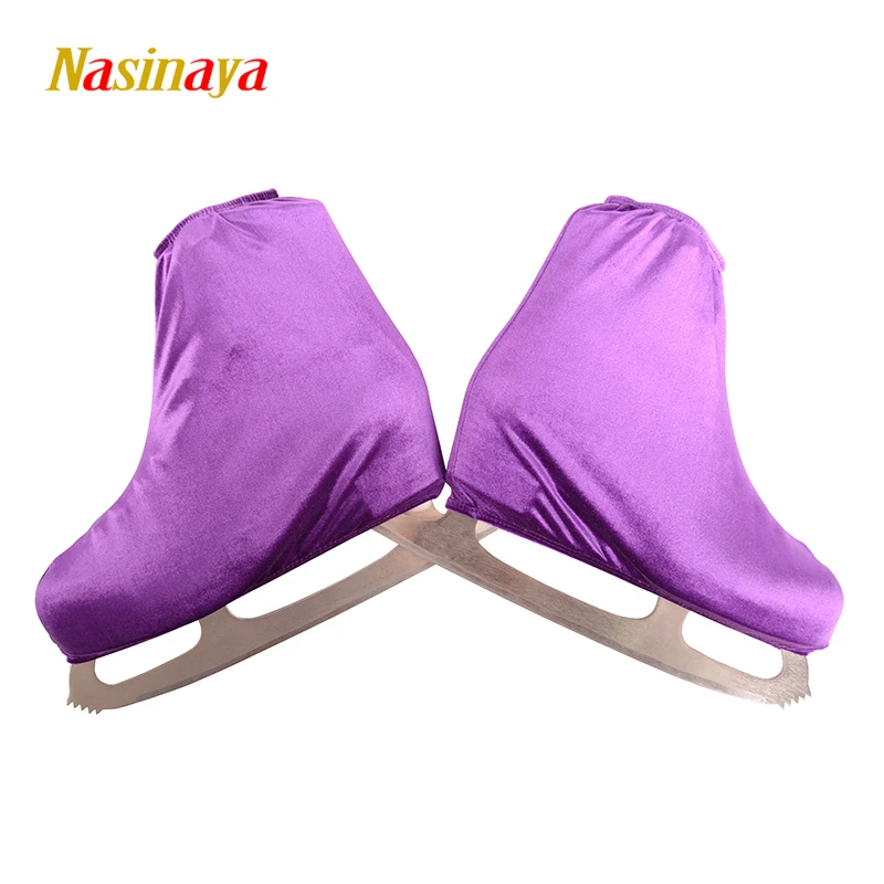 Figure Skating Competition Rhythmic Gymnastics Shoes Cover For Children Adult Velvet Solid Roller Skate Accessories Sports