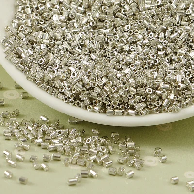 600Pcs/Lot 2mm Plated Glass Beads For Craft 11/0 DIY Glass Bugle Seed beads For Embroidery Jewelry Garment Accessories