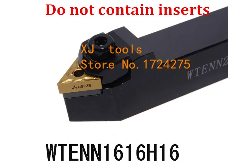 WTENN1616H16 CNC turning tool holder, External turning tools,W type Holder, CNC Lathe cutting tools for TNMG160404/08 Inserts