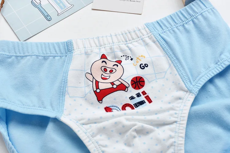 2pcs/lot Underpants Briefs for Boys Underwears Panties Infant  cotton  Underwears for 2-9 Y baby panty