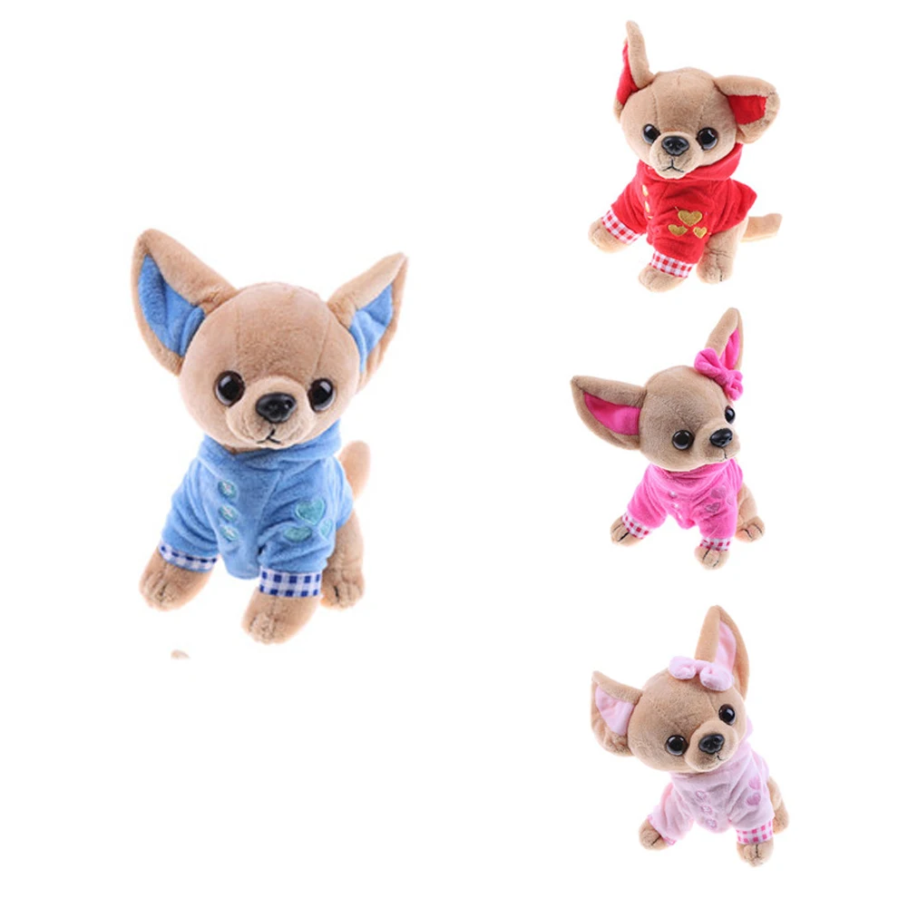 1Pcs 17Cm Puppy Kids Toy Kawaii Simulatie Dier Pop Verjaardagscadeau Voor Meisjes Kinderen Leuke Gevulde Hond Pluche speelgoed