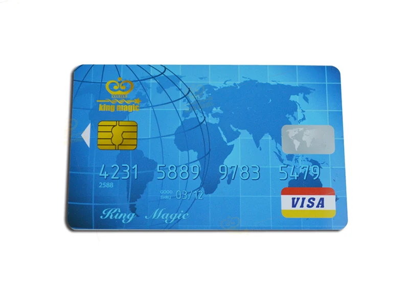 Floating Credit Card Magic Tricks 2Pcs Credit Card + 1 Pcs PVC Transparent Bar Magic Props Magic Accessories Close-Up Satge Toys