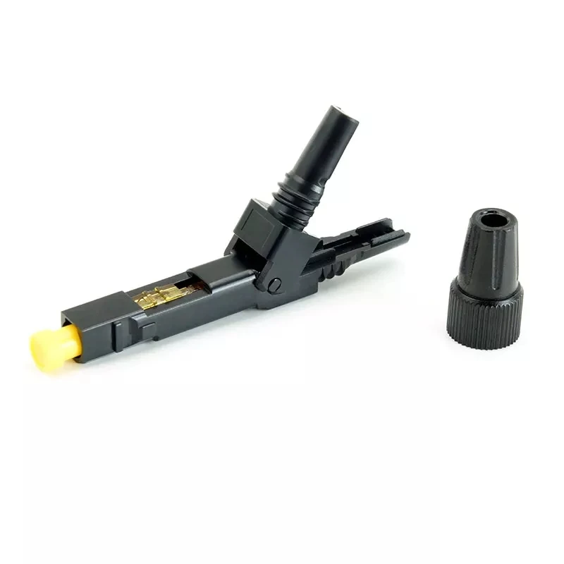 50/100 viên CÁP QUANG FTTH SC nhanh đầu kết nối SC UPC tiết kiệm chi phí SM Nhanh Lạnh Hội trường sợi quang cổng kết nối miễn phí vận chuyển IL <0.7dB