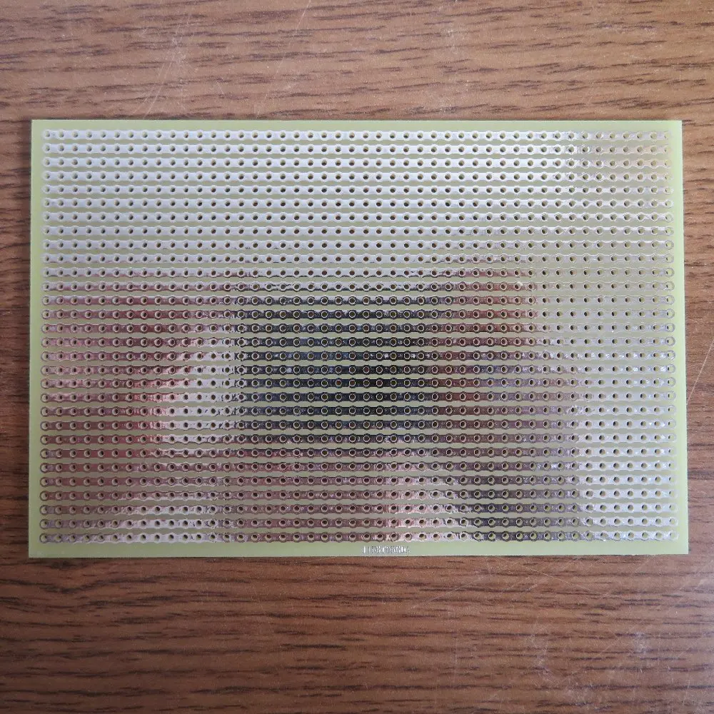 Placa de circuito de fibra de vidrio FR4 de un solo lado, 1 piezas, 8x12cm, Veroboard, placa de pruebas, prototipos, papel de impresión, pcb