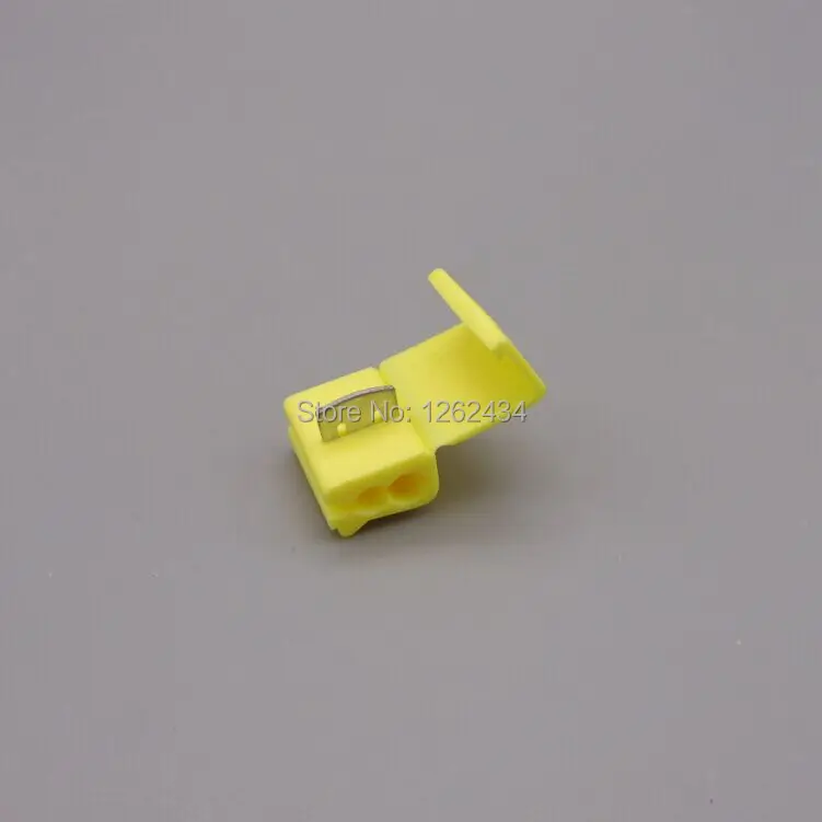 

100P 12-10 the main branch fast no broken line connector wire connecting clamp cable connector yellow free shipping