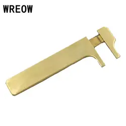 Brass Copper Metal Mini Pocket Ruler Caliper Vernier Gauge Sliding Measuring Tool 80mm Handy Sliding Gauge Caliper School Office