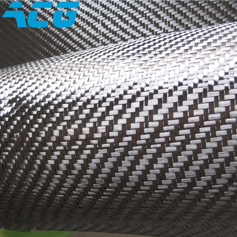 12K carbon fiber cloth fabric 400GSM twill/plain weave 50m/roll