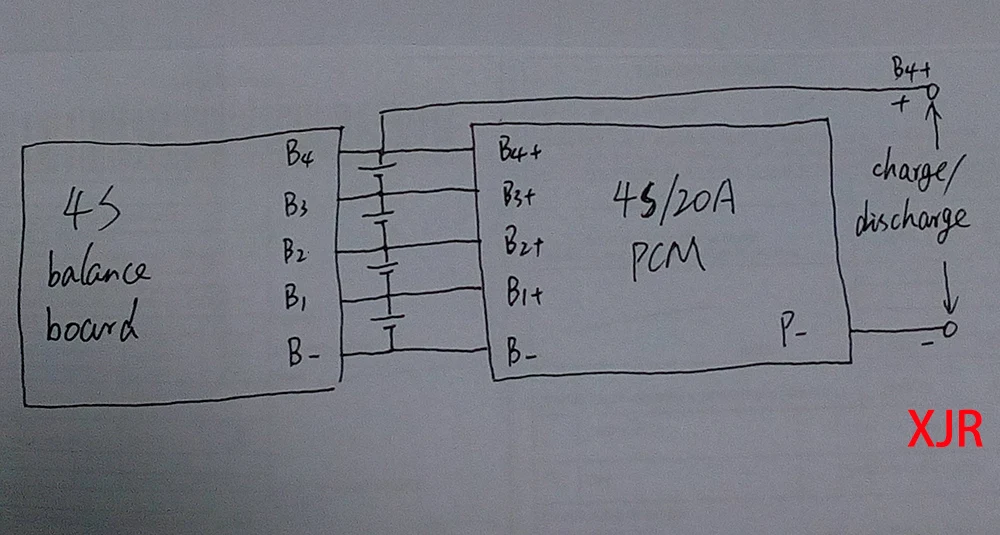 4S 3.6v LiFePo4 Balance Board Balancer Voltage 3.6V Current 58 mA