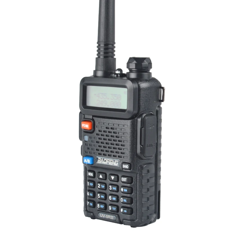 Baofeng-walkie-talkie de dos vías, radio FM con manos libres, UV-5RIII, 136-173.975MHz/200-259.975MHz/400-519.975MHz