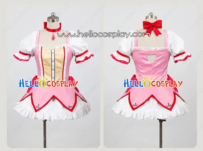 

Puella Magi Madoka Magica Madoka Kaname Cosplay Costume H008