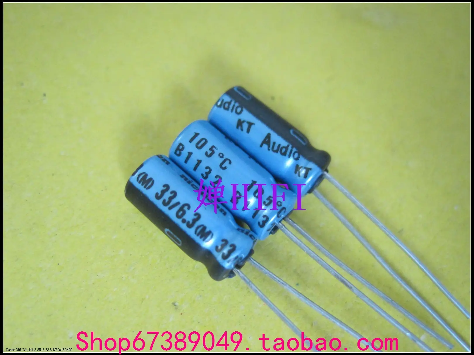 

2020 hot sale 20PCS/50PCS Nichicon Japan KT Audio electrolytic capacitor 6.3v33uf 5x11mm free shipping