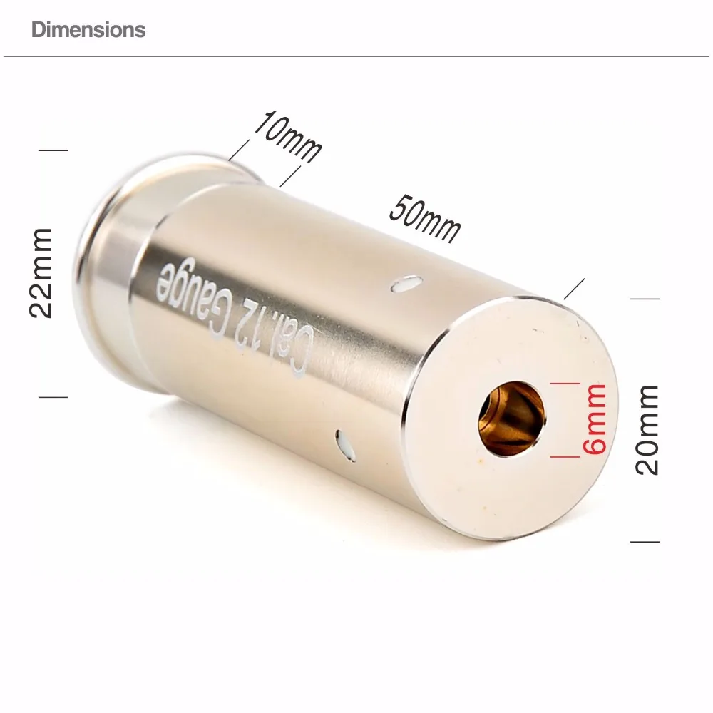 Imagem -04 - Calibre Calibre Shotgun Acessórios Alta Precisão Visão Laser para a Caça ao ar Livre 12 Gauge Bore Laser Âmbito 12