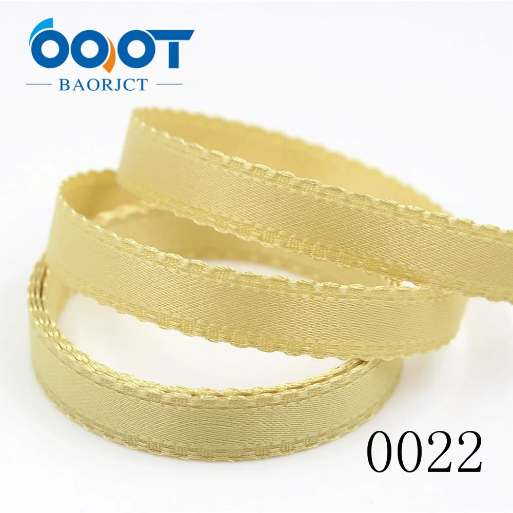 OOOT BAORJCT 181302 10mm 10 yard solid color bilateral flower ribbon Wedding decorative ribbons,gift wrap,DIY handmade materials