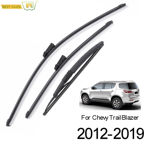 Щетки стеклоочистителя Misima на лобовое стекло для Chevrolet TrailBlazer 2 12-19, переднее заднее стекло 2018 2017 2016 2015 2014 2013