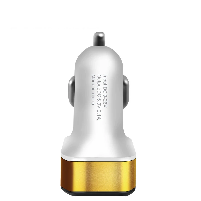 الذكاء cyshداي المزدوج USB شاحن سيارة شاشة LED رقمية تيار مستمر 5 فولت 2.1A العالمي سيارة شاحن الهاتف لباد شاومي mipad