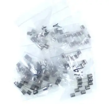 5*20 Fuse Kit Glass 9values*5pcs=45pcs  (0.1A/100ma 0.5A 1A 2A 3A 5A 8A 10A 20A) Fast Blow Assorted Kit Set Pack 5*20MM Each 5pc