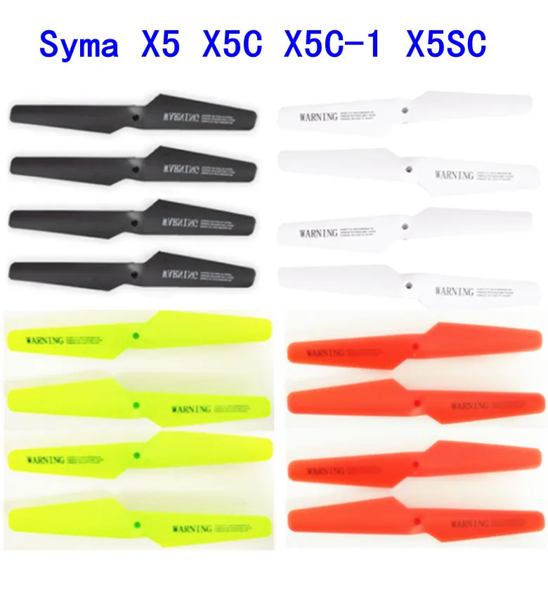 Sima x5c x5c-1 x5sc x5scw h5c 2.4G RC RC X5 helicopter UAV parts x5c - 02 main blades of red black and green