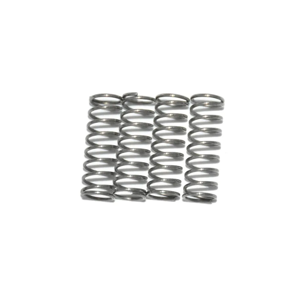 10pcs compression spring 304 stainless steel feeder spring anti corrosion extension springs 0.6*8mm