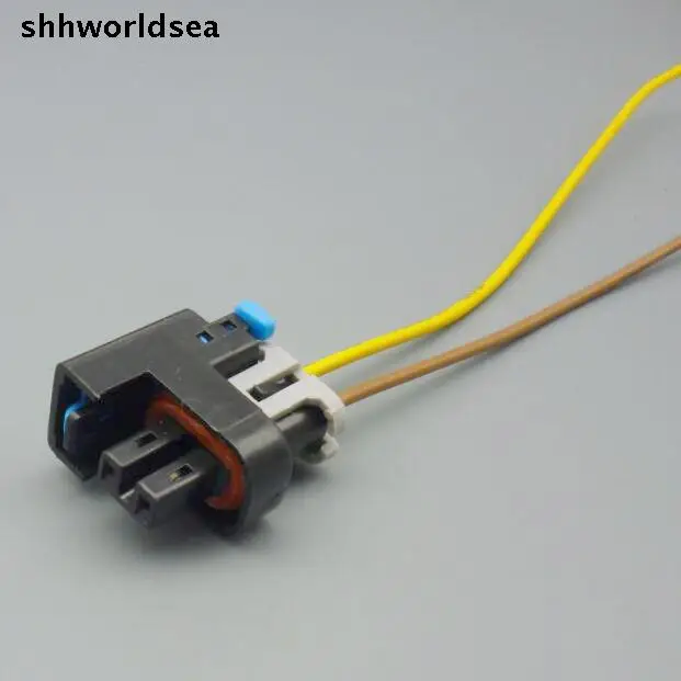 

shhworldsea 2PIN 0.8mm MFP mini Fuel Injector Connector nozzle plug replacement parts socket 15411634/15326181
