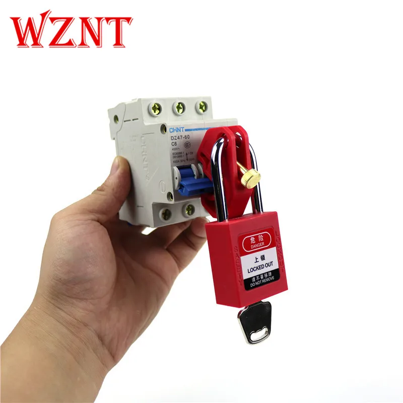 Rugged PA Plastic Screw Driver Lock Safety MCCB Circuit Breaker Lockout image 6