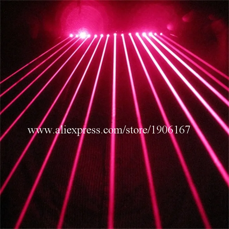 Red Laser Light Up Man Glasses With 15 Pcs Lasers Party Laserman Bar DJ Christmas Halloween Glasses For Laser Show Free Shipping