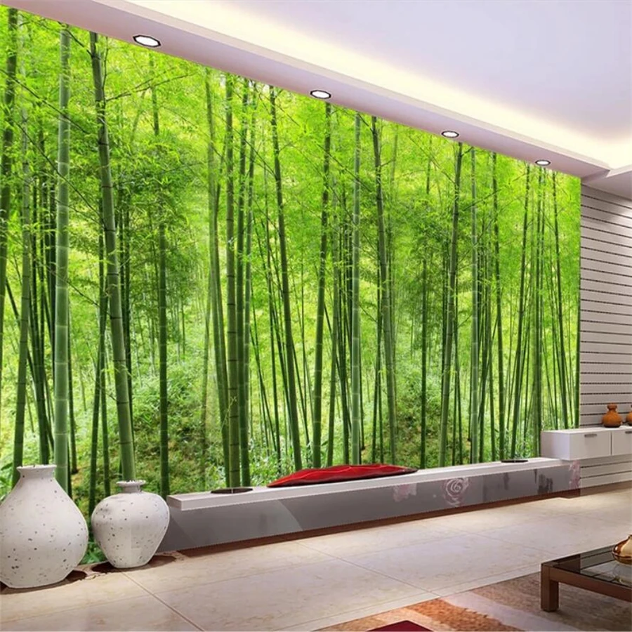 

wellyu papel de parede Custom wallpaper 3d photo mural living room bedroom bamboo mural background wallpaper for walls 3 d обои