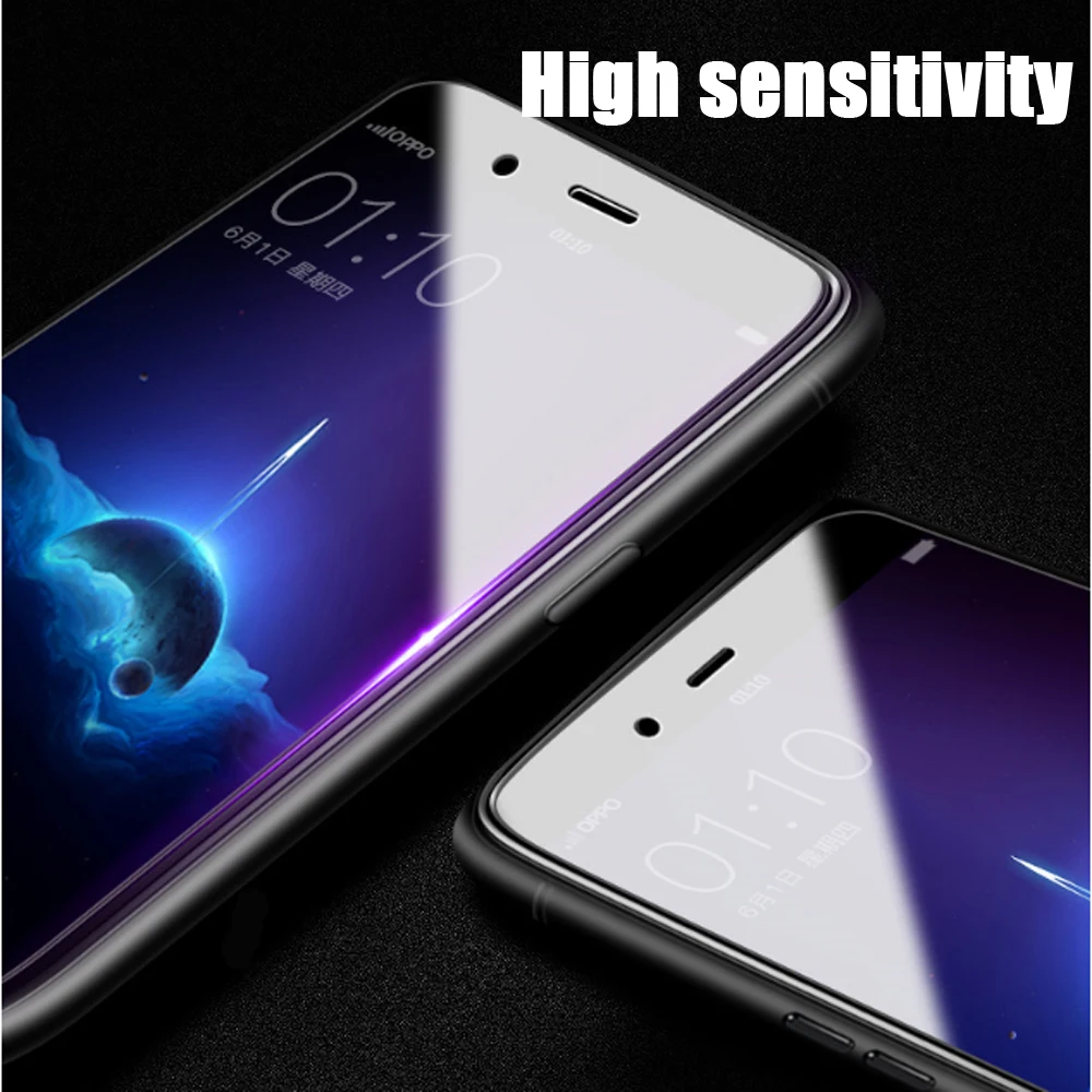 

100 PCS a lot Screen Protector for OPPO R15 R17 Tempered Glass Anti blue Purple light Full Cover Protective Film