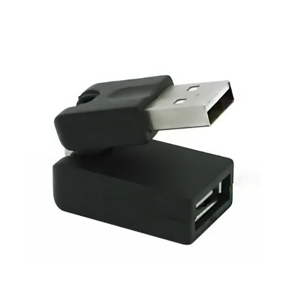 USB 2.0 Male to USB 2.0 Female Converter Adaptor 50pcs/lot 360 Degree Rotation Angle Adapter Connector  Free Shipping