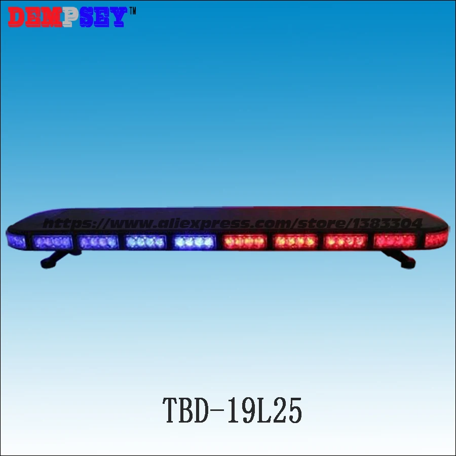 

TBD-19L25 High quality LED lightbar,super bright fire/emergency police Strobe light bar,Car roof burst Flashing warning light